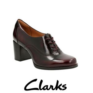 Clarks Artisan Tarah Victoria Oxford Heel Sz7